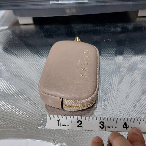 Guess Los Angeles Mini Keychain Clip Case Pouch Small 2 COLORS TO CHOOSE FROM - Picture 11 of 12